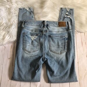 American Eagle The Dream Jean hi- rise Jegging size 0 EUC